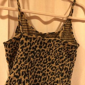 Hollister animal print crop top